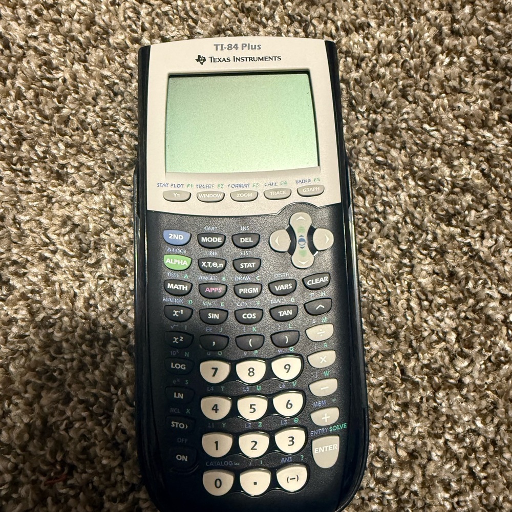 Texas Instruments TI-84 Plus in‎ Black and White